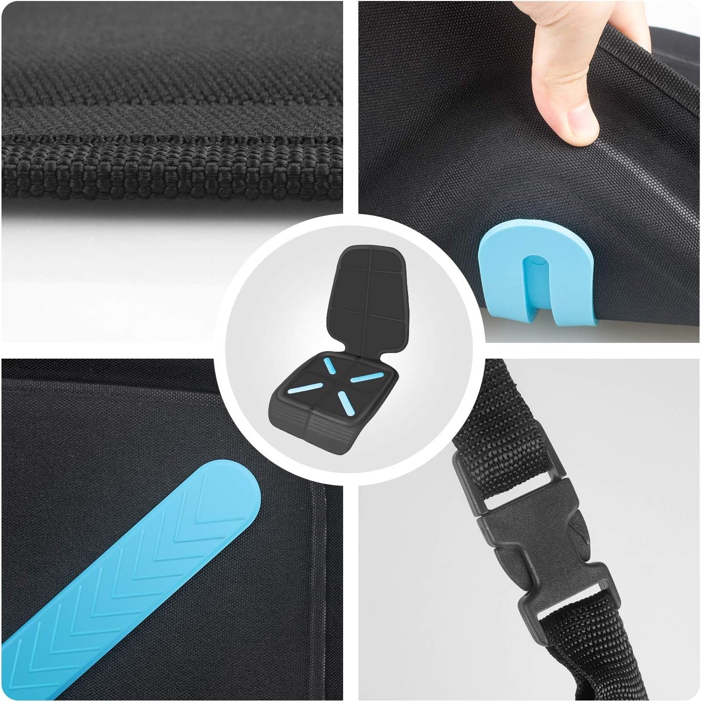 Car Seat Cover for Baby Child Car Seats, Auto Car Seat Protector for Under Car Seats to Protect Automotive Vehicle Leather and Cloth Upholstery - Waterproof and Dirt Resistant - Image 2