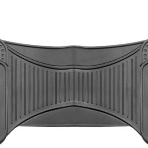 Car Floor Mats - Heavy-Duty Rubber Floor Mats for Cars, Universal Fit Rear Set, Trimmable Automotive Floor Mats,  Floor Mats For Most Sedan, SUV, Truck Floor Mats Gray